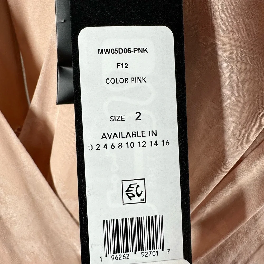 BCBGMAXAZRIA Faux Wrap Mini Floral Cocktail Party Dress Size US 2 - Picture 12 of 12